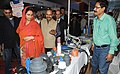 Harsimrat Kaur Badal visiting the exhibition stalls put up by the DAVP, Guwahati and various NGOs of food processing, at a function ‘Vibrant North East 2016’, at Khanapara, Guwahati, Assam.jpg
