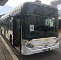 Heuliez GX 327 BHNS on Route 35 at Cannes railway station.