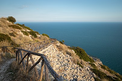 Hiking path from Monte Saraceno, Mattinata, Italy