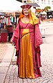 Historische Kleidung beim Volksfest Lößnitzer Salzmarkt, Sachsen 2H1A0326WI