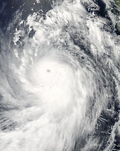 Hurrikan Marie als ein Kategorie-5-Hurrikan