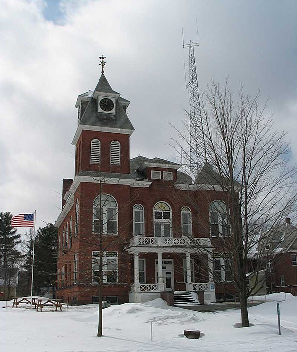 Lamoille County Courthouse in Hyde Park