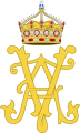 Imperial Monogram of Empress Augusta Victoria of Germany.svg