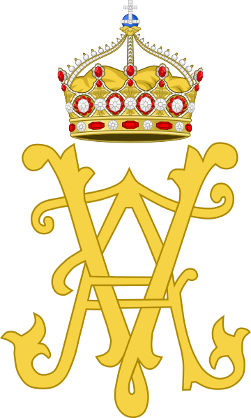 File:Imperial Monogram of Empress Augusta Victoria of Germany.svg