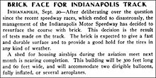 Indianapolis Motor Speedway – Automotive Industries, Volume 21 – September 23, 1909