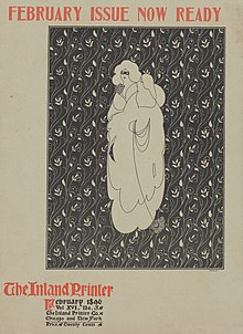 Cover of Inland Printer's February 1896 issue by Will H. Bradley