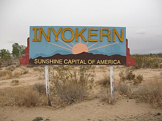 <span class="mw-page-title-main">Inyokern, California</span> Census designated place in California, United States