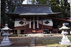 伊豆佐比売神社　拝殿