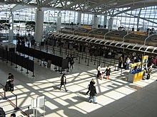 Check-In-Halle im Terminal 1