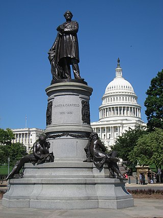 <span class="mw-page-title-main">James A. Garfield Monument</span> Statue by John Quincy Adams Ward in Washington, D.C., U.S.