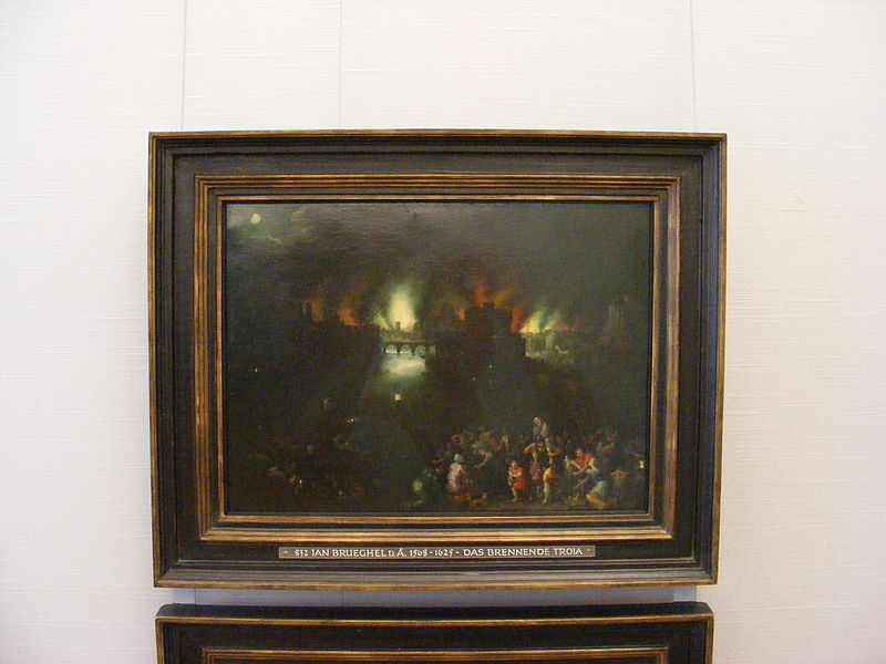 File:Jan Brueghel the Elder - Das brennende Troja.JPG