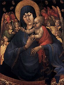 Jean Malouel, Madonna delle farfalle (1410 circa), Staatliche Museen, Berlino