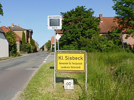 Kl Sisbeck Schild