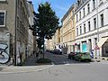 Blick von der Langen Straße in die Kreuzstraße nach Westen