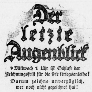 Kriegsanleihe: Geschichte, Vertrieb von Kriegsanleihen, Literatur