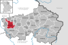 Lage der Gemeinde Kulmain im Landkreis Tirschenreuth