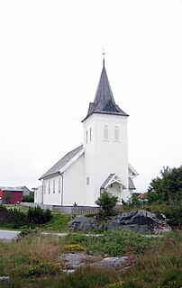 Kvenvær Church Church in Trøndelag, Norway