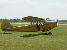 This L-19E was used by the Royal Canadian Air Cadets in the Atlantic region of Canada, with four-blade propeller and exhaust modifications visible L19-2.jpg