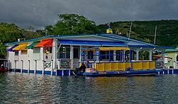 Auf dem Wasser in Parguera