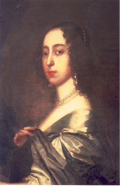 Rachel Fane, Countess Dowager of Bath (detail). Pair to the painting above