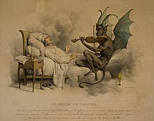 An 1824 illustration of Tartini's dream, by Louis-Leopold Boilly Le Songe de Tartini par Louis-Leopold Boilly 1824 (color).jpg