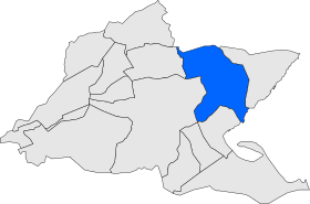 Localització del Perelló respecte del Baix Ebre.svg