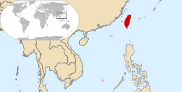 Taiwan - Localizzazione