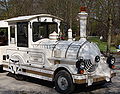 * Nomination A little electric-powered locomotive. Parc Floral de Paris--Jebulon 16:07, 2 May 2010 (UTC) * Decline Cute, but composition is not QI for me: too tight crop, distracting objects on the side and top, too obvious blur of person's face. --Elekhh 02:39, 3 May 2010 (UTC)