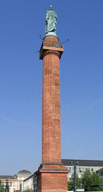 The Ludwigsmonument in Darmstadt