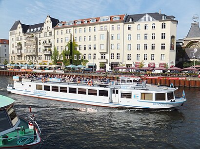 So kommt man zu dem Schiffbauerdamm mit den Öffentlichen - Mehr zum Ort Hier