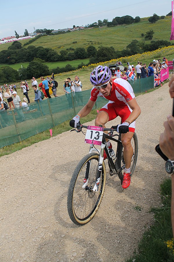 Marek Konwa in men's cross-country race