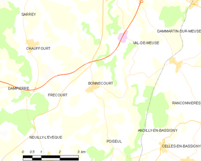 Poziția localității Bonnecourt
