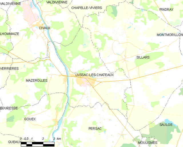 Lussac-les-Châteaux só͘-chāi tē-tô͘ ê uī-tì