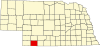 Map of Nebraska highlighting Hitchcock County Map of Nebraska highlighting Hitchcock County.svg