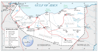 Map of Somaliland. Map of Somaliland.svg