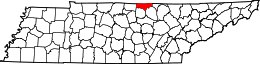 Contea di Clay – Mappa