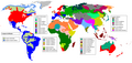 Map of the languages of the world