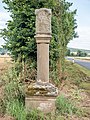 * Nomination Sandstone column near Unterbrunn with a four-sided top mid-18th century. --Ermell 06:50, 28 July 2017 (UTC) * Promotion Good quality -- Spurzem 07:26, 28 July 2017 (UTC)