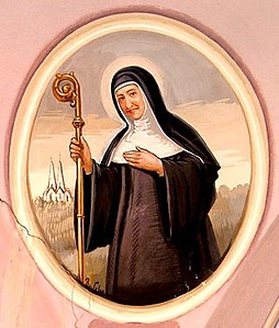Freska sv. Mechtildy