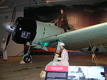 A6M2 Model 21 on display at the Pacific Aviation Museum Pearl Harbor, Hawaii, United States. This aircraft was made airworthy in the early 1980s before being grounded in 2002. Mitsubishi A6M2, Type 0 Model 21.jpg