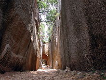 Near the source of the aqueduct at Roche Taillee