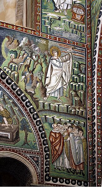 File:Mosaic of Moses - San Vitale - Ravenna 2016.jpg