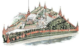 Moscow Kremlin map - Troitskaya Tower.png