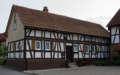 English: Half-timbered building in Ober-Ohmen Muecke Muehlenstrasse 5 / Hesse / Germany