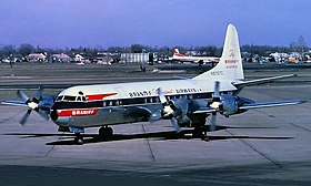 N9707C, l'appareil impliqué dans l'accident, ici à l'aéroport de Dallas Love Field en 1962.