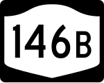 New York State Route 146B road sign