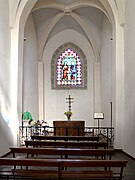 La nef de la chapelle de l’ancien couvent de la Sainte-Famille.