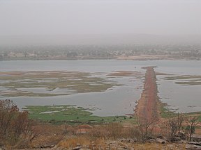 Die Nigerrivier naby Koulikoro, Mali.