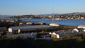 Night falls on Mare Island