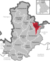 Lage der Gemeinde Nordhalben im Landkreis Kronach